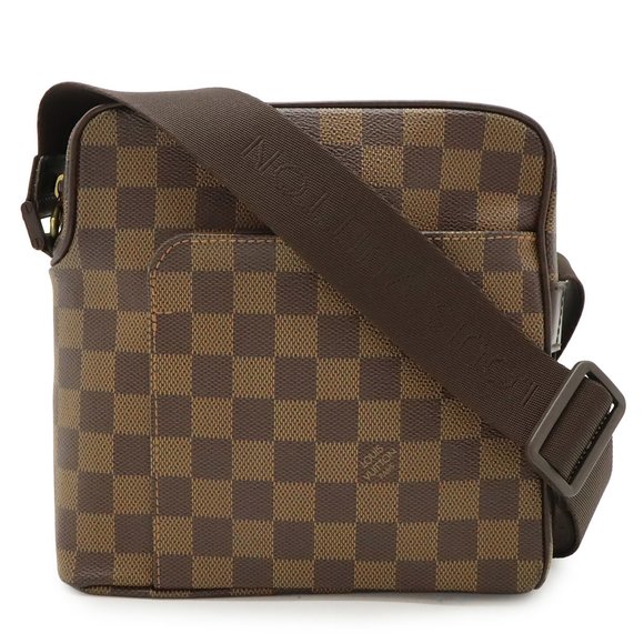LOUIS VUITTON Authentic Brown Damier Pochette Shoulder Bag